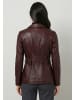 Felix Hardy Lederjacke in Bordeaux