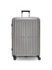 Pactastic Collection 01 4 Rollen Trolley L 76 cm mit Dehnfalte in grey-coffee metallic