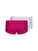 Skiny Panty 2er Pack in Pink/Weiß