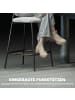 HOMCOM Barhocker-45L x 49B x 102H cm-Hellgrau