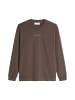 Marc O'Polo DENIM Heavy Weight Longsleeve relaxed in Chocolate Fudge