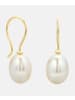 Diamant L'éternel Ohrringe aus 585 Gelbgold mit Perle