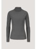Hessnatur Hessnatur Longsleeve Slim aus Bio-Merinowolle und TENCEL™ Lyocell in grau