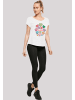 F4NT4STIC T-Shirt Muttertag Mama Herzen in weiß
