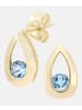 Diamant L'éternel Ohrhänger aus 375 Gelbgold mit Topas