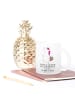 Mr. & Mrs. Panda Teeglas Einhorn Koffer mit Spruch in Transparent