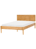Beliani Doppelbett FLAVIGNAC in Braun - (W) 148 x (H) 90 x (L) 211 cm