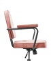 Beliani Bürostuhl PAWNEE in Rosa/Schwarz - (W) 62 x (H) 88 x (L) 43 cm