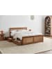 Beliani 3-tlg Doppelbett OLENDON in Braun