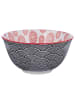 Butlers Schale ORNAMENTS 6er-Set in Schwarz-Rot