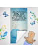 Mr. & Mrs. Panda Badehandtuch Wal Konfetti Design mit Spruch in OZeichenanblue