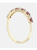 Vanlere Eternity-Ring aus 375 Gelbgold mit Zirkonia mit Rubin