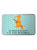 Mr. & Mrs. Panda Behälter Fuchs Gitarre mit Spruch in Türkis Pastell