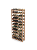 relaxdays Weinregal in Natur - (B)72,5 x (H)166 x (T)25 cm