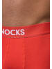 SNOCKS Boxershorts aus Bio-Baumwolle Hibiscus 3 Stück
