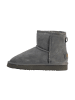 natural world Bota Alta Merino Leder-Stiefeletten im Hausschuh-Stil Grau