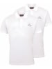 Kappa Polo "Poloshirt, 2er-Pack" in Weiß