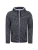 Icepeak Strickfleecejacke Lew in Schwarz