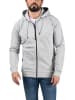 !SOLID Kapuzensweatjacke in grau