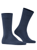 Falke Socken Sensitive London in Navy mel