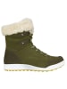 GUGGEN MOUNTAIN Winterstiefel Echtleder in Olive