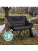 relaxdays Camping Bank in Schwarz
