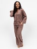 Fable & Eve Fulham Pyjama Set Nachtwäsche in mokka