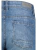 Sublevel Jeans Shorts Mid Waist Kurze Denim Capri Hose in Blau