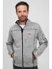 FQ1924 Fleecejacke FQBikker in Grau