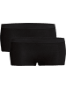 Con-ta Baumwolle, Feinripp Pants 2er-Pack in schwarz