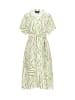 usha BLACK LABEL Women Dress in offwhite green