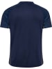 Hummel T-Shirt Hmlblaze in MARINE/SHADOW LIME