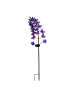 näve LED Solarleuchte "VIOLA" in violett - (L)18cm x (B)11cm x (H)76cm