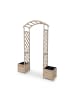 relaxdays Rosenbogen in Natur - (B)180 x (H)206 x (T)40 cm