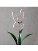 MARELIDA Hase BUNNY Osterhase Beetstecker Gartendeko H: 61,5cm in rosa