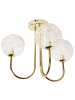 Beliani Deckenleuchten ANADYR in Beige/Gold - (W) 30 x (H) 29 x (L) 12 cm