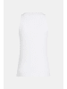 PENN&INK N.Y Schmales Singlet mit Knopfleiste in White
