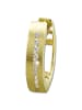 GoldDream Echtgold, 333er Gelbgold Damen Creolen Glamour Line Ohrring ca. 12mm