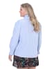 Ulla Popken Trachtenbluse in himmelblau