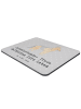 Mr. & Mrs. Panda Mouse Pad Schäferhund Gefährten mit Spruch in Grau Pastell