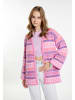 IZIA Cardigan in Pink Mehrfarbig