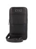 Greenland Nature Black Nappa Handytasche Leder 11.5 cm in black