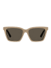 Love Moschino Frauen Gestelle mit Sonnenbrillen-Clips Schmetterling Schwarz