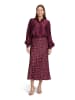 Vera Mont Satin-Bluse mit Kragen in Deep Dahlia