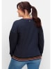 sheego Sweatshirt in nachtblau