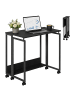 relaxdays Schreibtisch "klappbar" in Schwarz - (B)60 x (H)75 x (T)50 cm