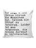 Mr. & Mrs. Panda Sofa Kissen Vor etwa 2.000 Jahren... mit Spruch in Weiß
