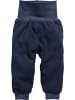 Schnizler Kinder Pumphose "Pumphose Fleece uni mit Strickbund" in Blau