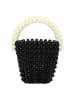 DreiMaster Klassik Women Handbag in Schwarz Wollweiss