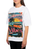 Reichstadt Reichstadt Oversized T-Shirt Damen  24RSW057 Surfside Vibes S